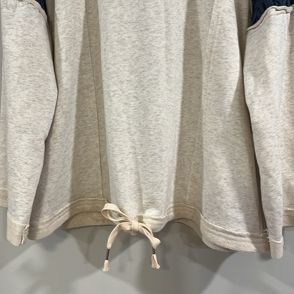 POL - Navy/Cream Knit Pullover - cable knit, L - Picture 3 of 8